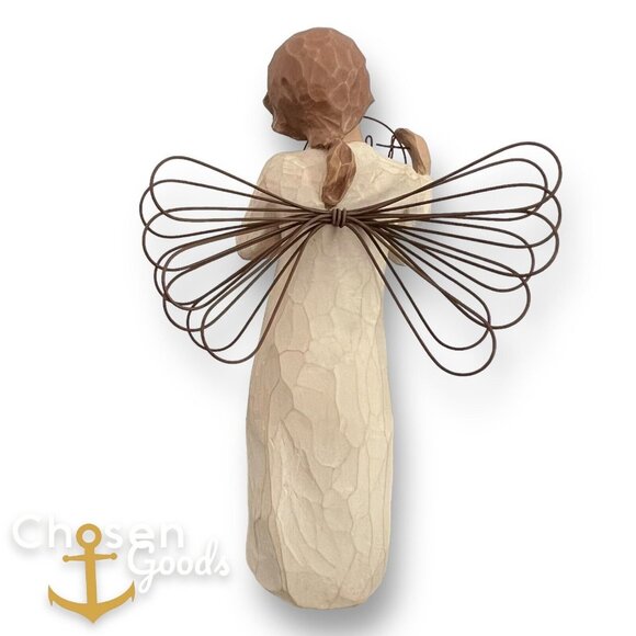 Thank You Angel Willow Tree Figurine With Box “Just For You” Wire Sculpture OB - Picture 9 of 11